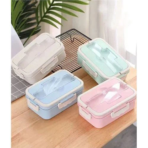 Dvojposchodový obedový box s rukoväťou