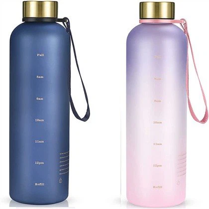 Plastová športová fľaša na pitnú vodu