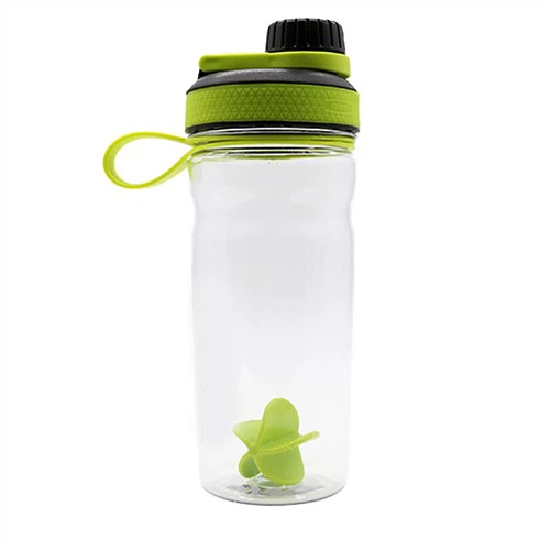 Plastová fľaša na vodu s guľôčkou Shaker